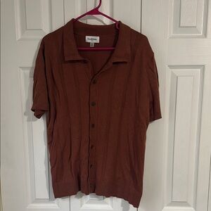 Goodfellow & Co Men's Brown Shirt/sweater